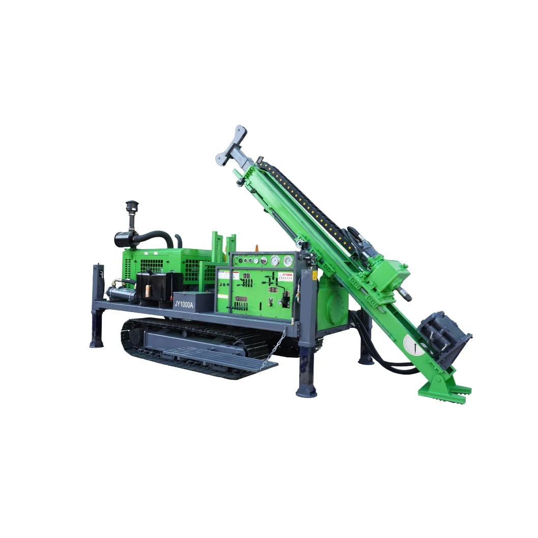 Small Crawler Hydraulic Rotary Drilling Rig Geological Crawler Core Drill For Water Well Mining Exploration