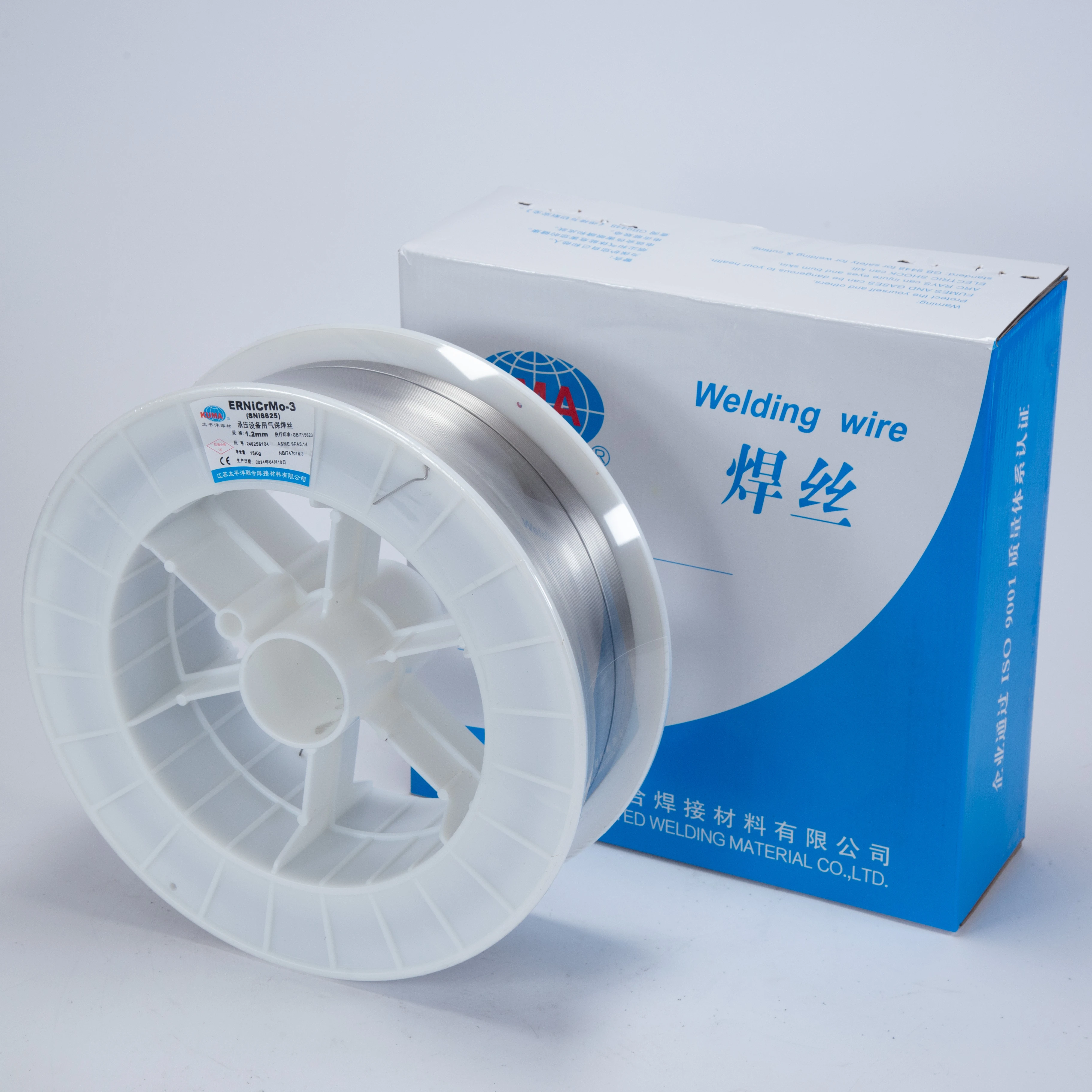 KUMA ERNiCrMo-3(SNi6625) GMAW Nickel Alloy Mig Welding Wire Roll Customized OEM TIG Weld Wire