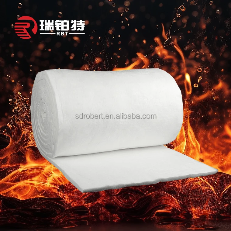1260 1630 1800C Ceramic Fiber Blanket Thermal Insulation For Pipe Wall Lining