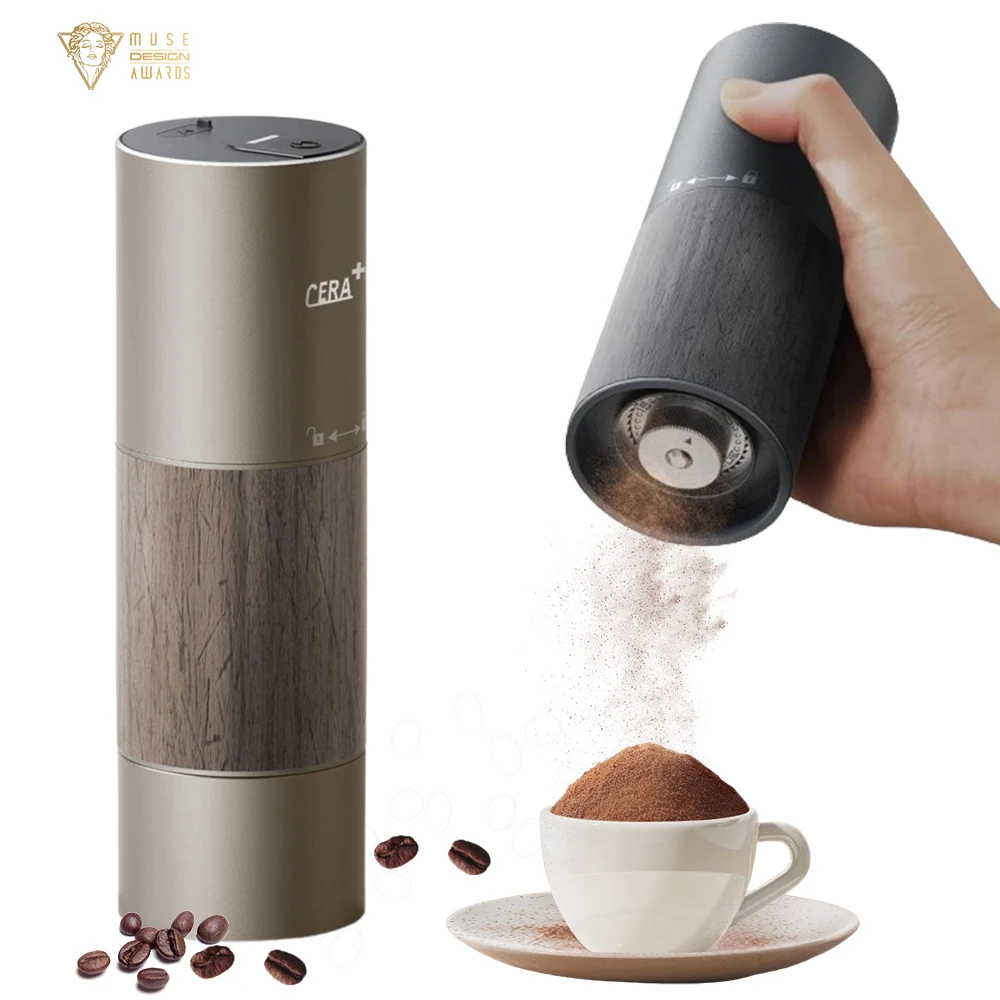 CERA+ new 420 stainless steel manual coffee grinder arabia commercial coffee beans roster and grinder