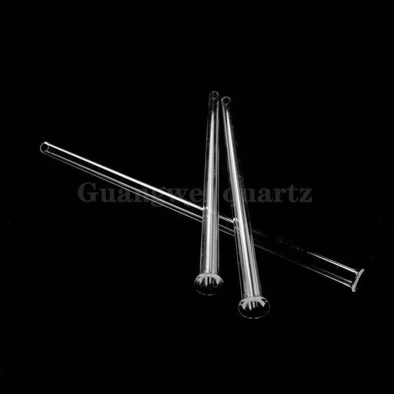 The source manufacturer can customize both ends of the flared quartz tube UV quartz sleeve