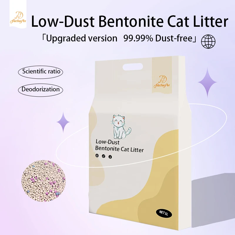 Flash Sale Colored Bentonite Cat Litter Material For Pet Shop Cat Litter Bentonite
