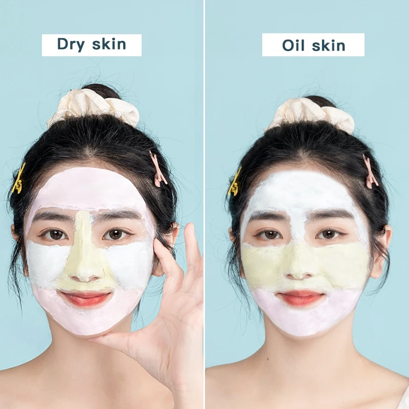 Private Label OEM Beauty Organic Brightening Moisturizing Whiten Carbonated Oxygen Face Care Mud Clay Facial Mask