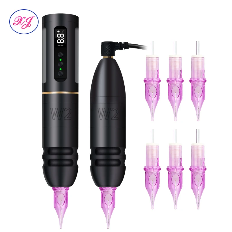 Wireless Tattoo Gun Professional Brushless Motor Rotary Wireless Tattoo Machine Pen for Body Art