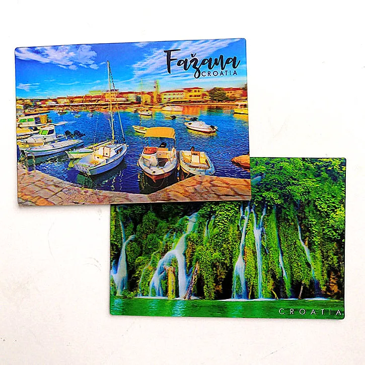 High quality promotional lenticular 3d fridge magnet tourism, 3d refrigerator magnet for tourist