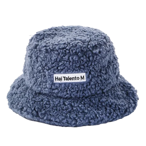 Мягкие теплые корейские Популярные стильные однотонные шерстяные осенне-зимние Панамы для девочек