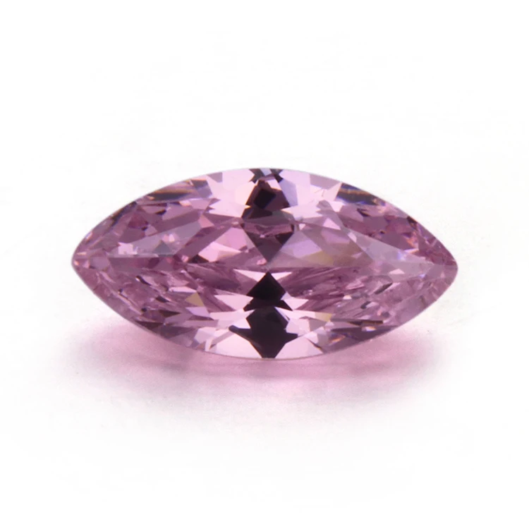 2024 Popular Pink Marquise Cubic Zirconia Horse Eye CZ Stone for Jewelry Making