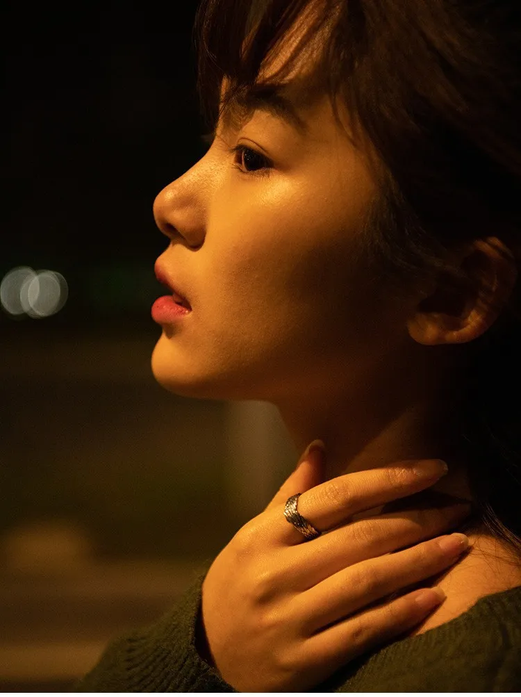 Original design angel sterling silver 925 couple adjustable wing ring