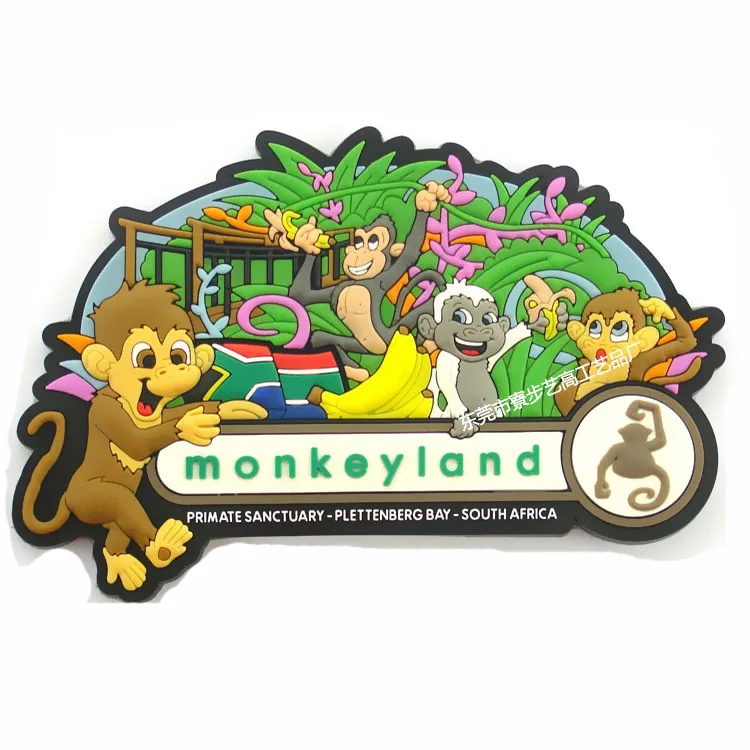 Factory custom Soft PVC cute promotion gift / plastic fridge magnet for giveawy gifts