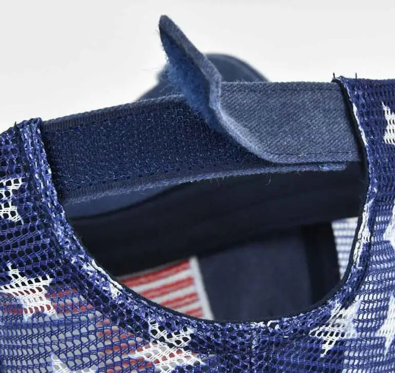 2023082082 US Flag Mesh Star Baseball Hat