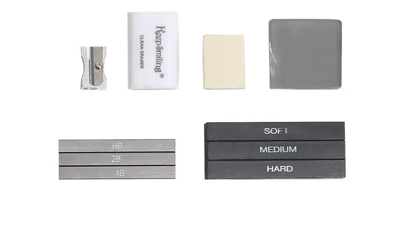 Bview Art Manufacturers Wholesale Portable 42 Graphite Sketch Pencils Art Supplies Sketch Art Set