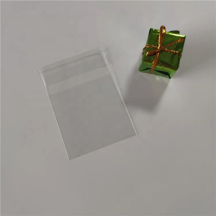 Yiwu Factory Custom Printed Flat Opening Plastic OPP Clear Self-Sealing Packing Bag Clothing Jewelry Gravure Printing Surface