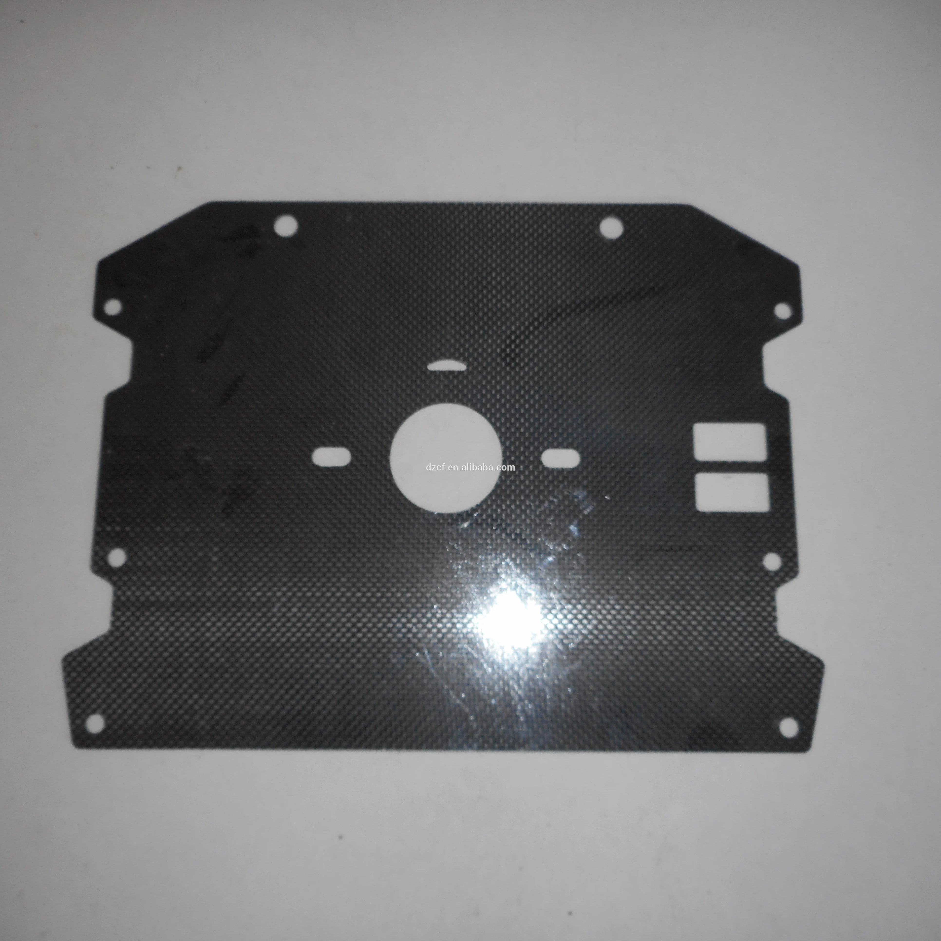 Cnc cutting 100% carbon fiber plates for drone cut matt finish 3k cfrp sheet/ plate