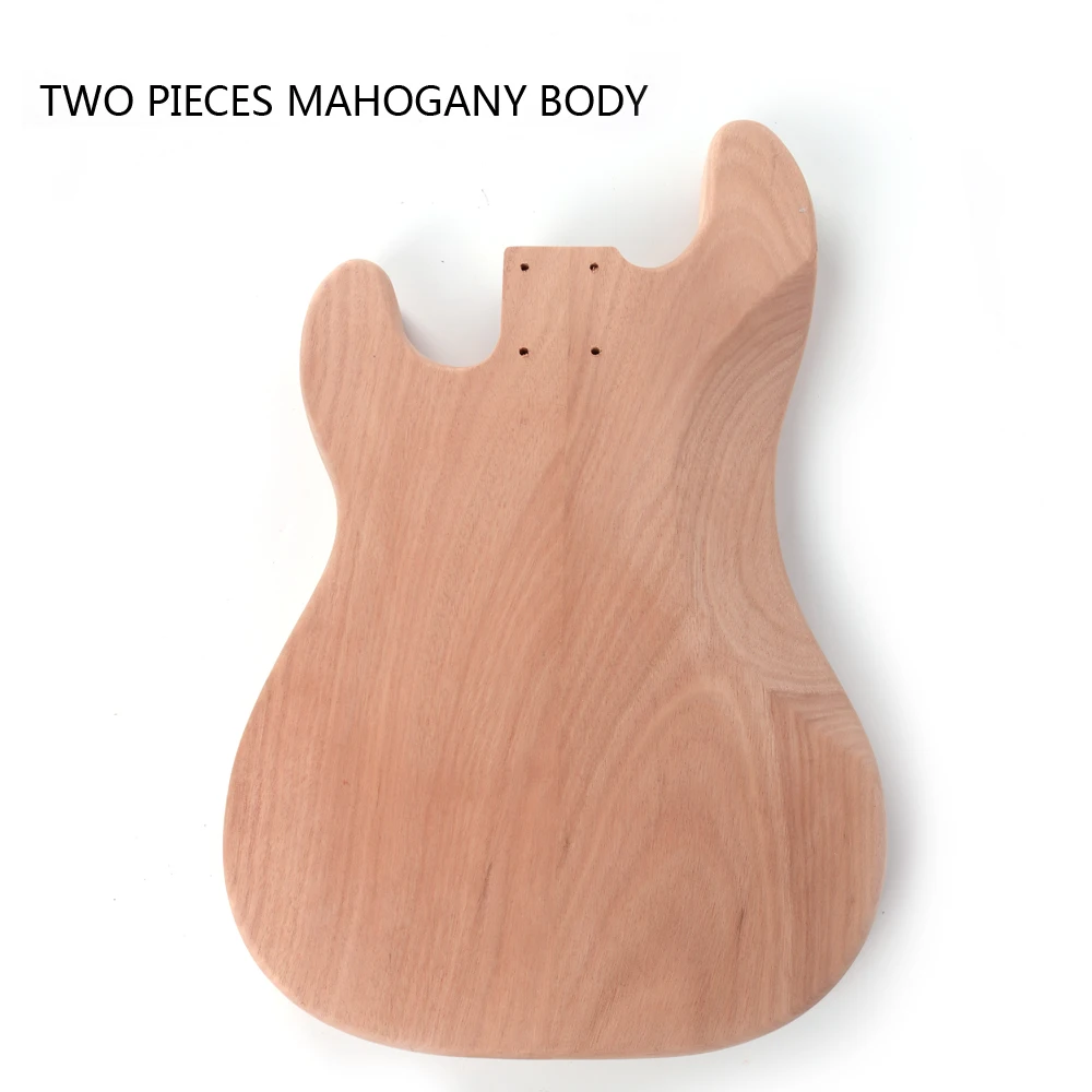 P bass precision bass mahogany Body Maple rosewood Neck 20 Frets Truss Rod adjust DIY electric bass Guitar kit