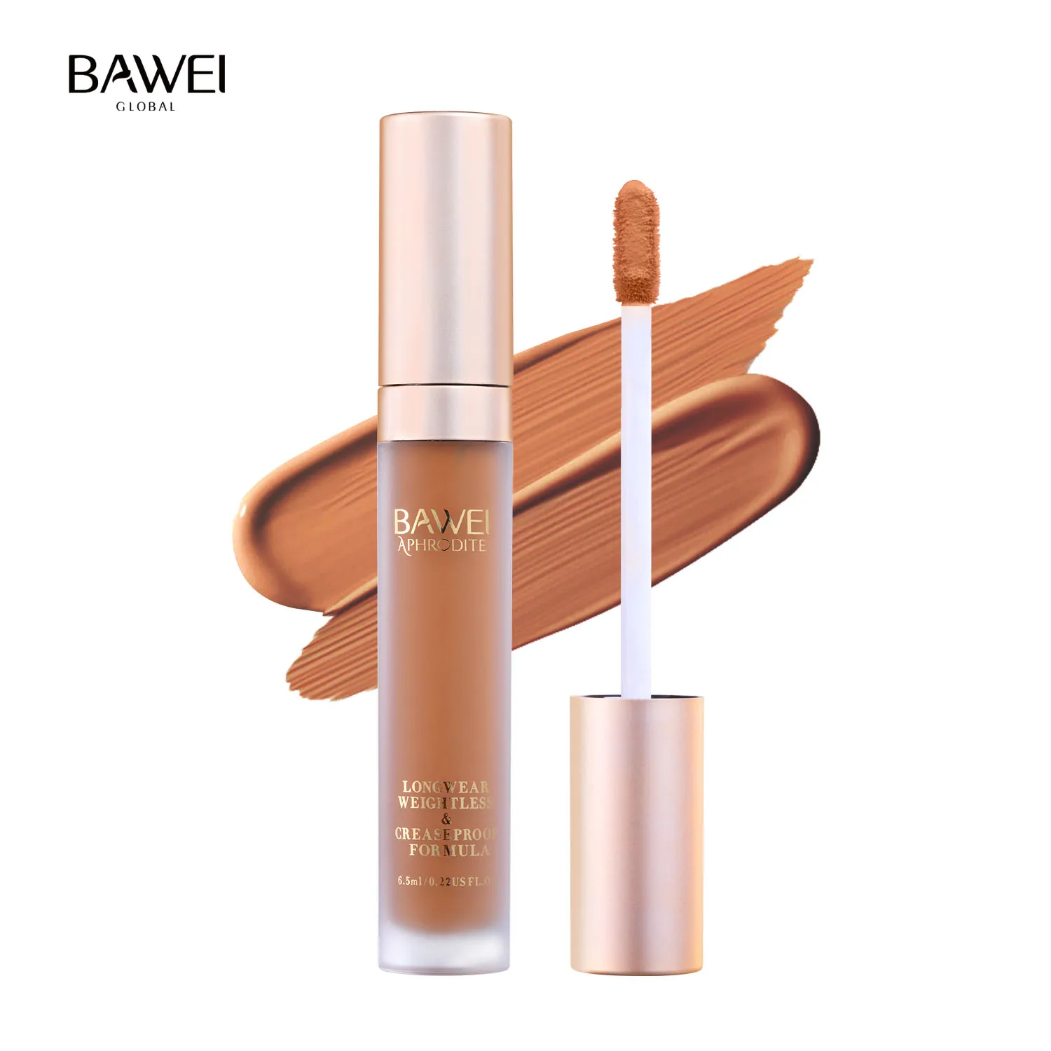 BAWEI Cosmetic Makeup Natural Finish Creamy Lip Concealer Orange Corrector HD Concealer For Black Women