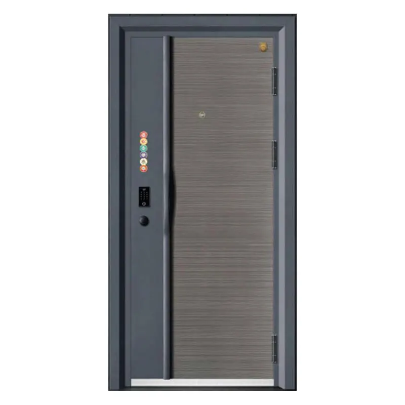 Simplicity Exterior Antithieft Security Steel Metal Entrances Door Armored Front Entry Security Doors
