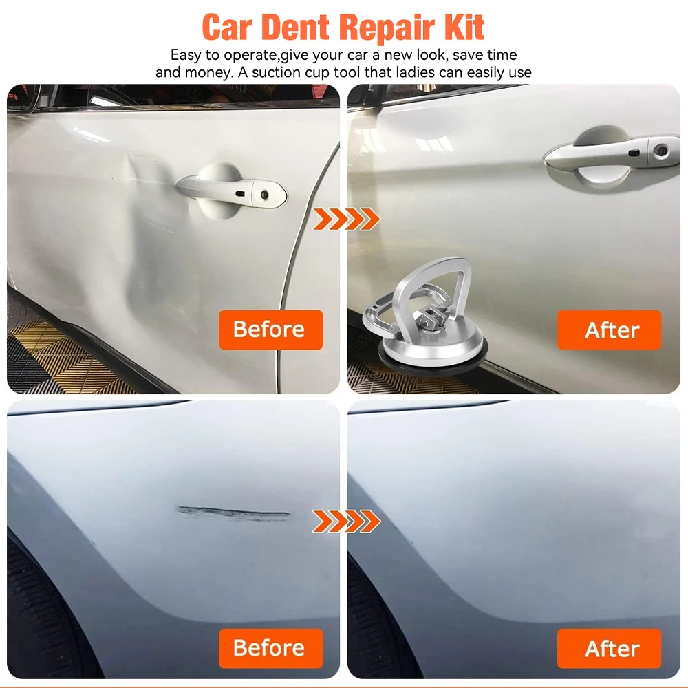 Car Body Repair Paintless Holder Vacuum Suction Cup Dent Puller Machine For Car Small Hand Pump Glass Sucker Dent Repair Kit