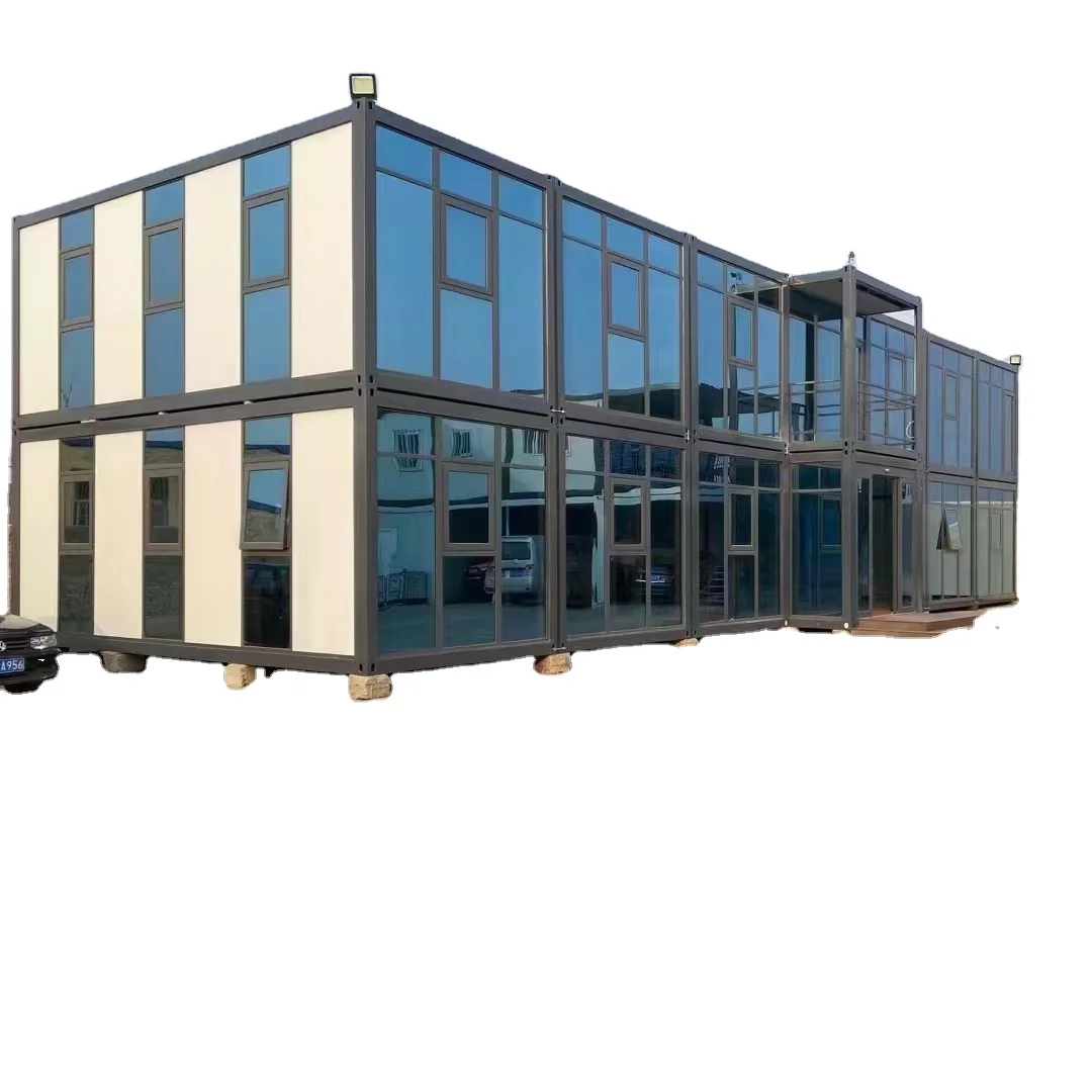Shipping container house 20ft or 40ft or customeized cheap modern for farm Detachable Prefab house Chinese design