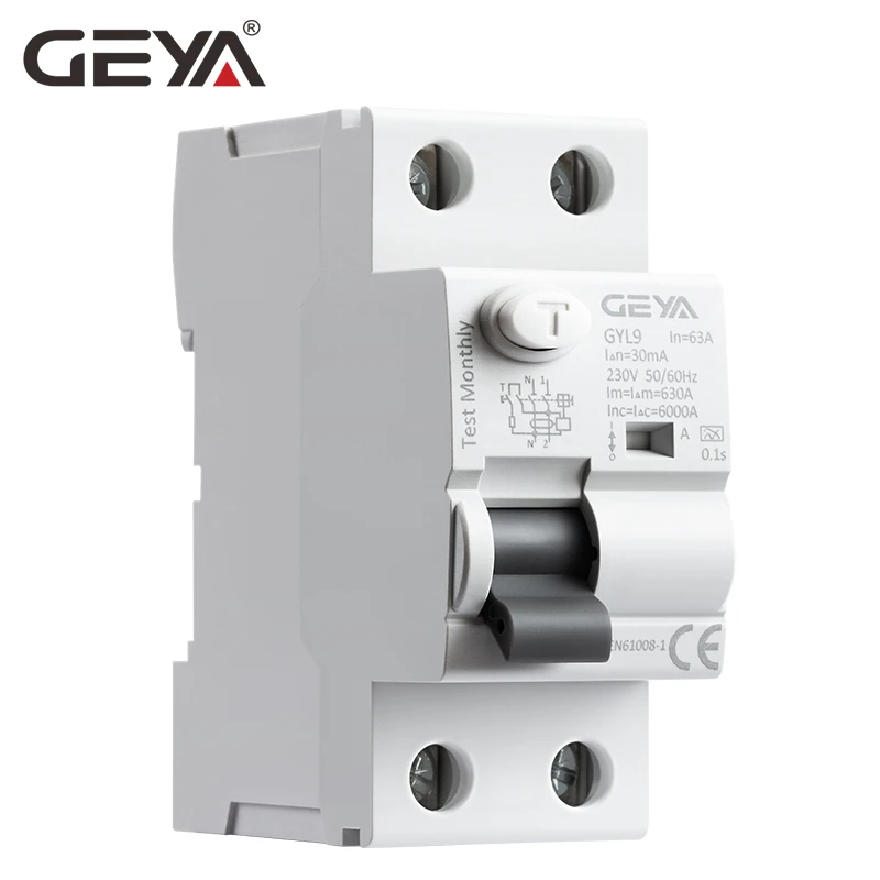 GEYA GYL9M 2P 63A RCD residual current circuit breaker