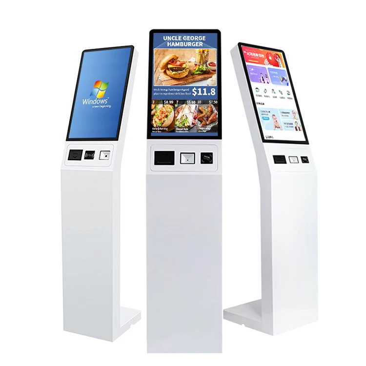 32 Inch Hotel Check-In/Out Kiosk And Self Ordering Service Multi Touch Kiosk Self Service Information Inquiry Terminal