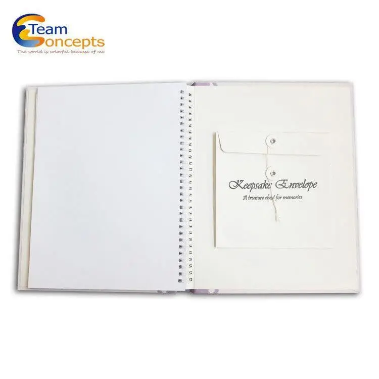 Modern Baby Memory Book and Photo Album for New Parents