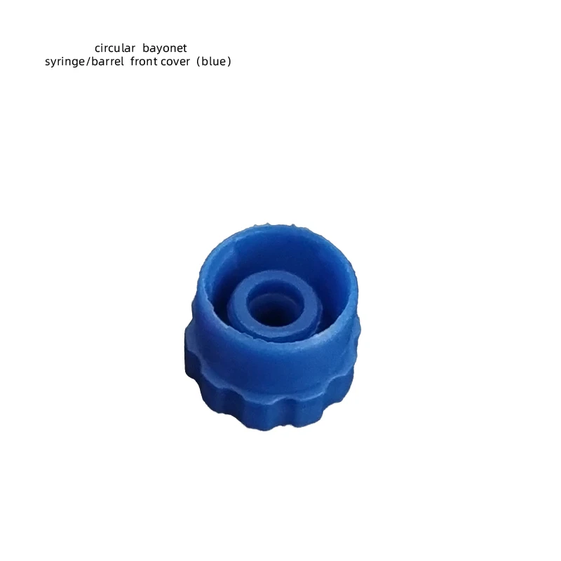 blue  front cover of dispensing syringe  Plastic Syringe Cover  Syringe Tip Cover