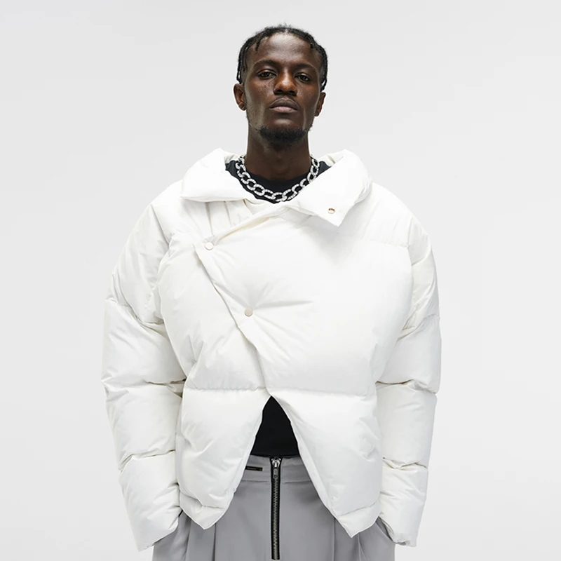 High Quality Custom Fashion Mens Warm Winter Down Coat Waterproof Windbreaker Casual Duck Down Puffer Jacket