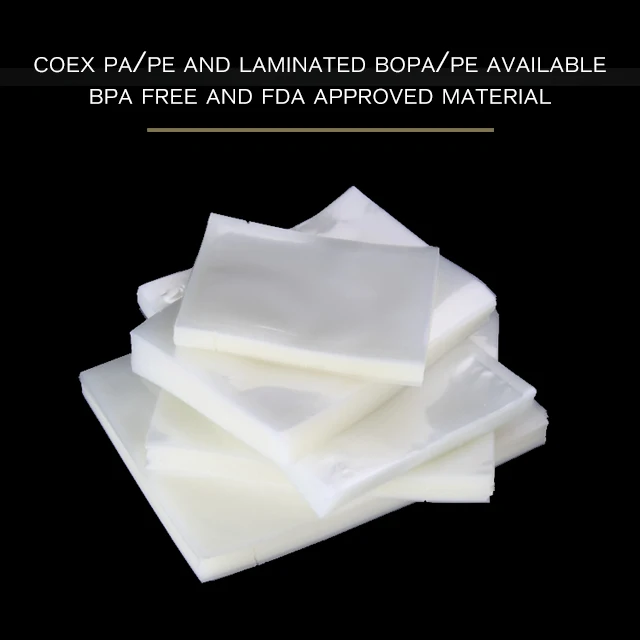 Wholesale vacuum seal pouch nylon PA PE 7layers custom laminated plastic vacuum bag