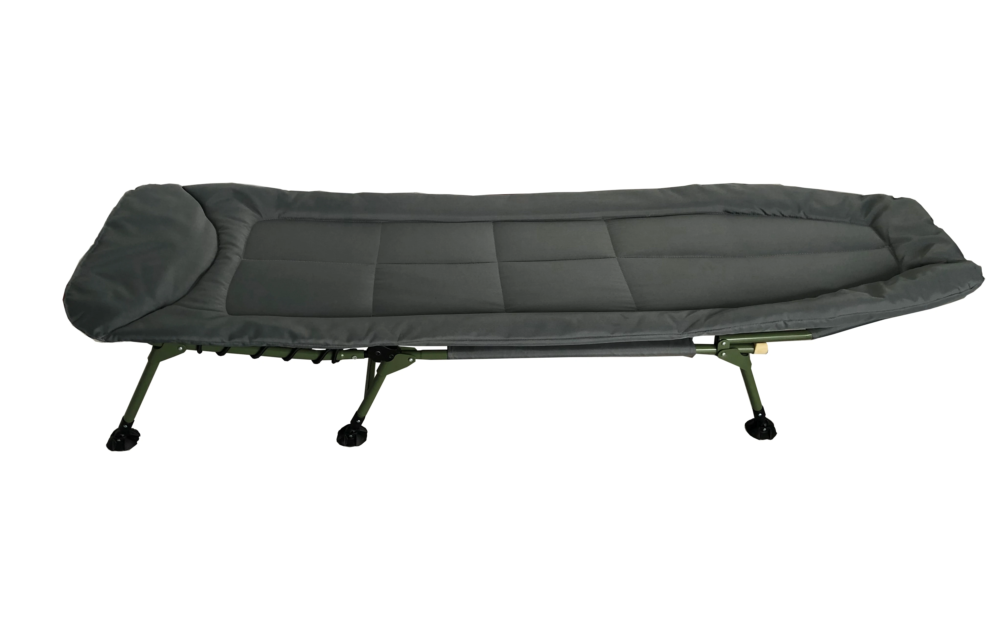 5 position adjustable backrest foam padded carp fishing & camping metal beds sofa indoor outdoor soft bed relax lounge
