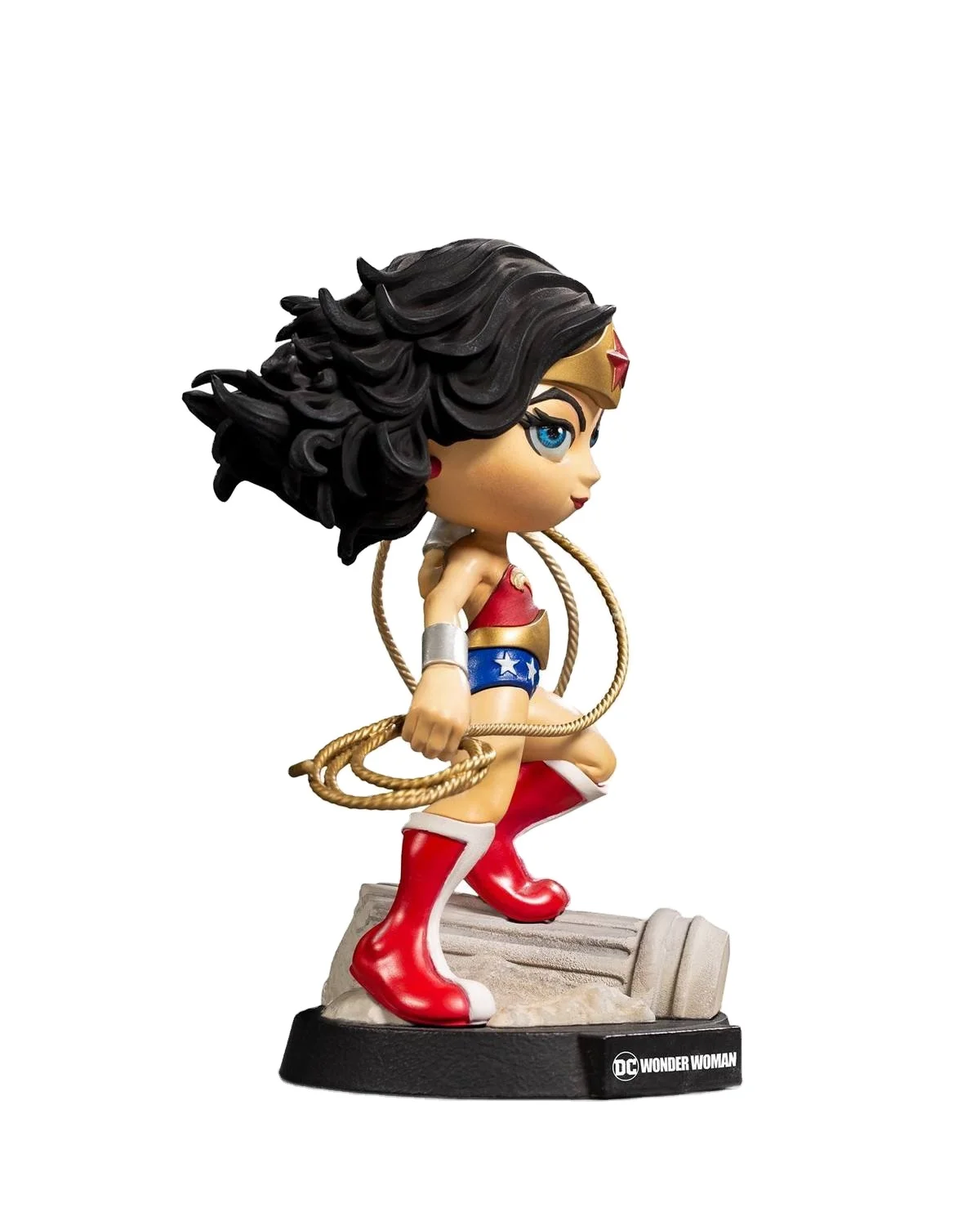 FDC034 DC Justice League Q-Fig Wonder Woman Diana Prince 1984 Q-fig 13 см фигурка аниме из мультфильма в подарок для коллекции