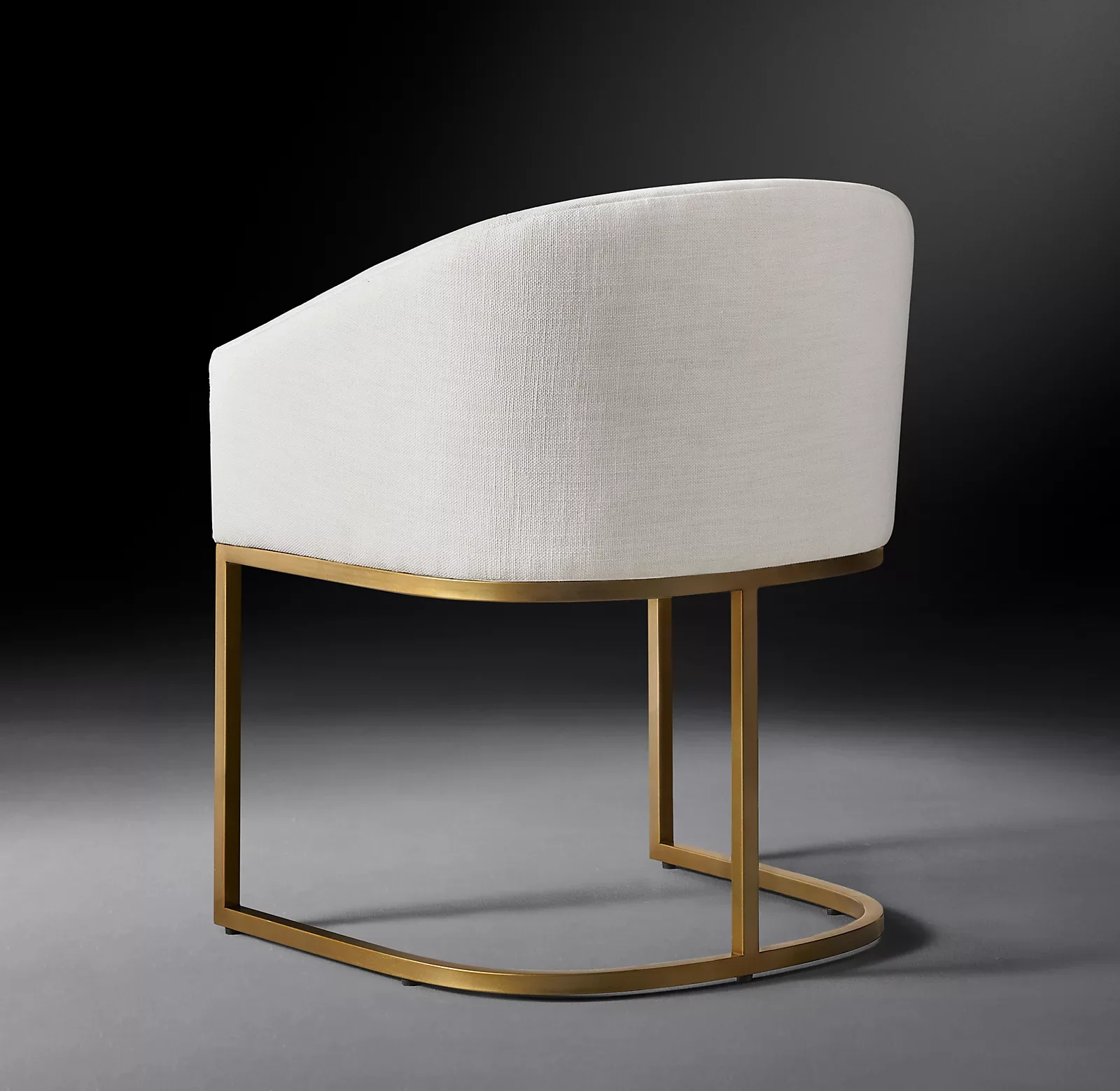 Sassanid Hot Sale Dinning Chair Dining Chairs American Dining Chair European Contemporary Minimal Style Brass Leg Armchair