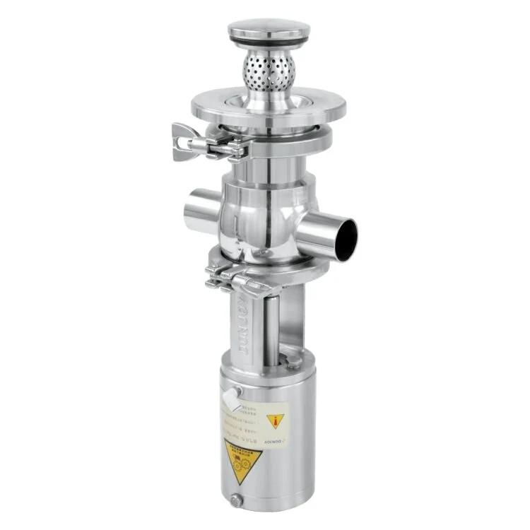 DONJOY Sanitary Stainless Steel 316L Pneumatic Globe Valve + Cleaning Ball Retractable Tank Cleaner Cleaning Equipment