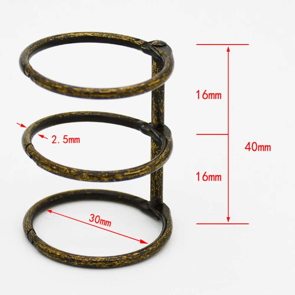 Hot Selling New Retro Recipe Album Storage Card Ring Easy To Open And Close Book Binder Rings Book Binding Ring