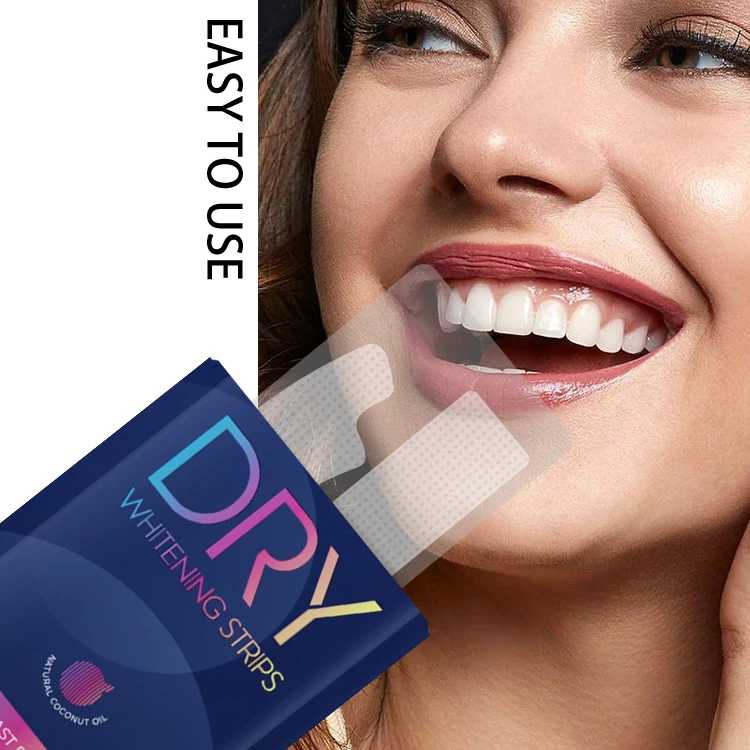 2024 Best PAP+ DRY Teeth Whitening Strips For Remove Teeth Stains Non Peroxide 28PCS Sensitive Free Teeth Whitening Strips