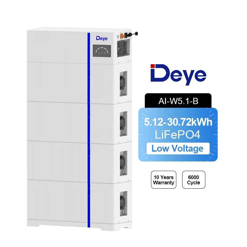 Deye LiFePO4 51.2V 100Ah 5.12kWh 10.24kWh 15.36kWh 20.48kWh 25.6kWh 30.72kWh Battery Box LiFePO4