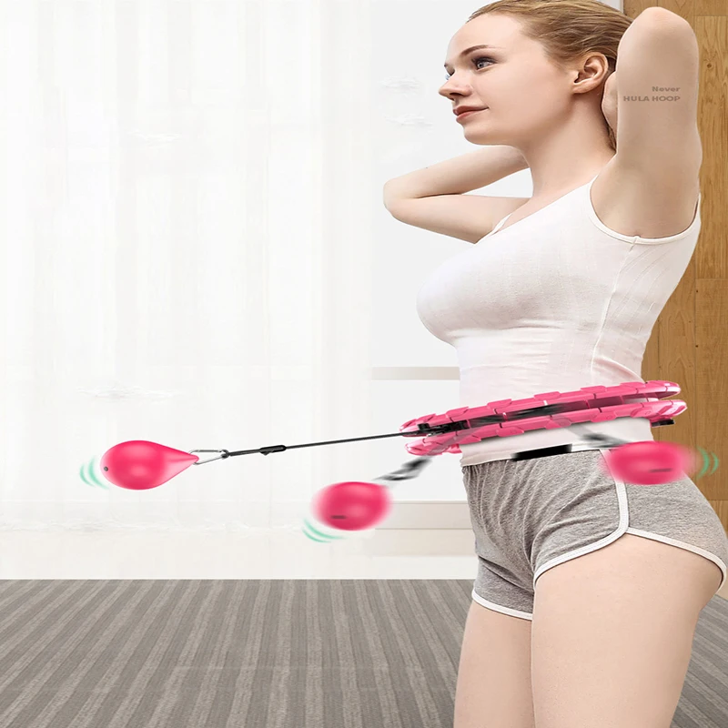 OEM Gym Fitness Smart Electric Massage Loss Weight Detachable flexible Weighted Gym Fitness Smart Slim Waist Yoga Hula Ring Hoop
