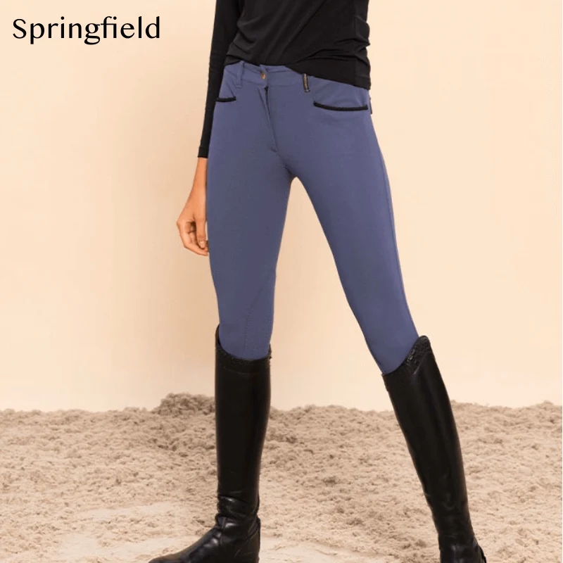 SF Top Quality Horse Riding Pants Equestrian Silicone Breeches Competition RacingBottoms