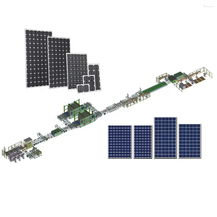 Turkiye Solar panels factory machines solar panel production line Fully Automated Mechanical Manufacturing