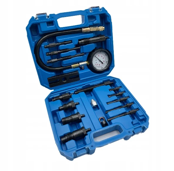 16pcs cylinder pressure meter for diesel truck Diesel Engine Compression Tester