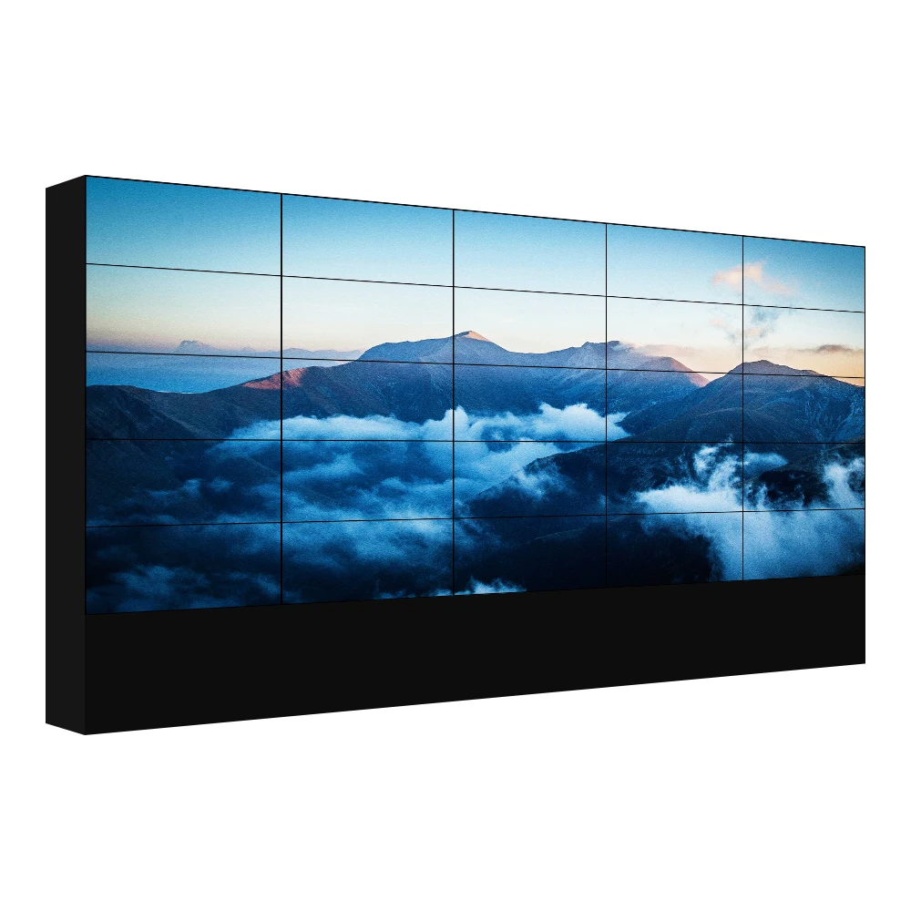 Full color 4K narrow bezel seamless LG 55' LCD video wall screen