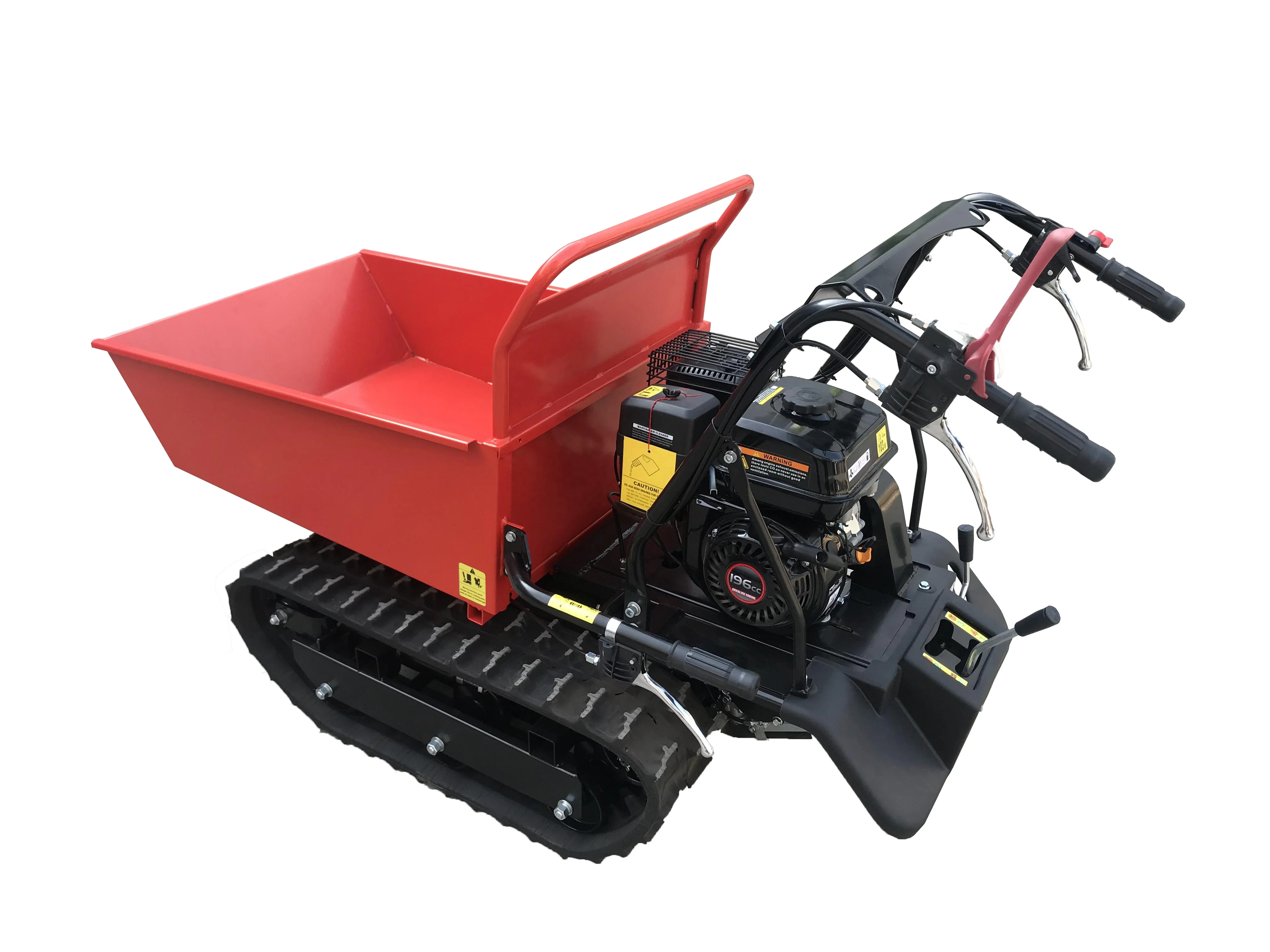 Новый дизайн грузовик barrow Loncin двигатель 9.5HP 6F + 2R гидравлический вездеходный Гусеничный мини-самосвал