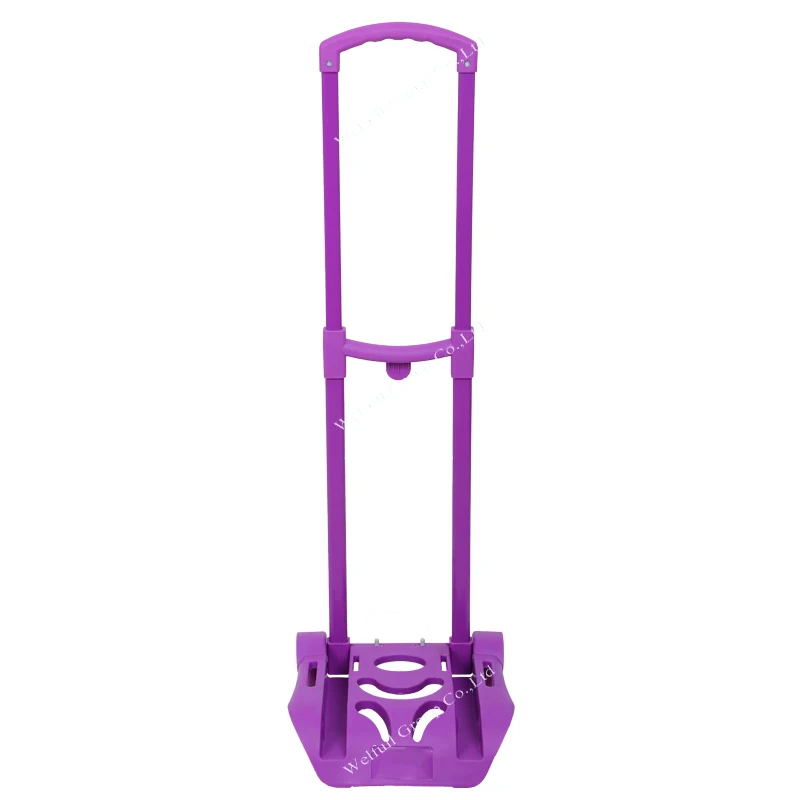 Metal Two Wheels Folding Hand Truck Dolly Luggage Trolley Cart with Telescopic Design