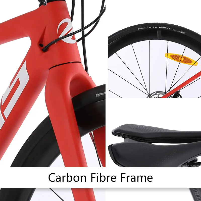 ALVAS Discovery discovers 4.3 carbon fiber R3000 general 18 speed road bike cycle