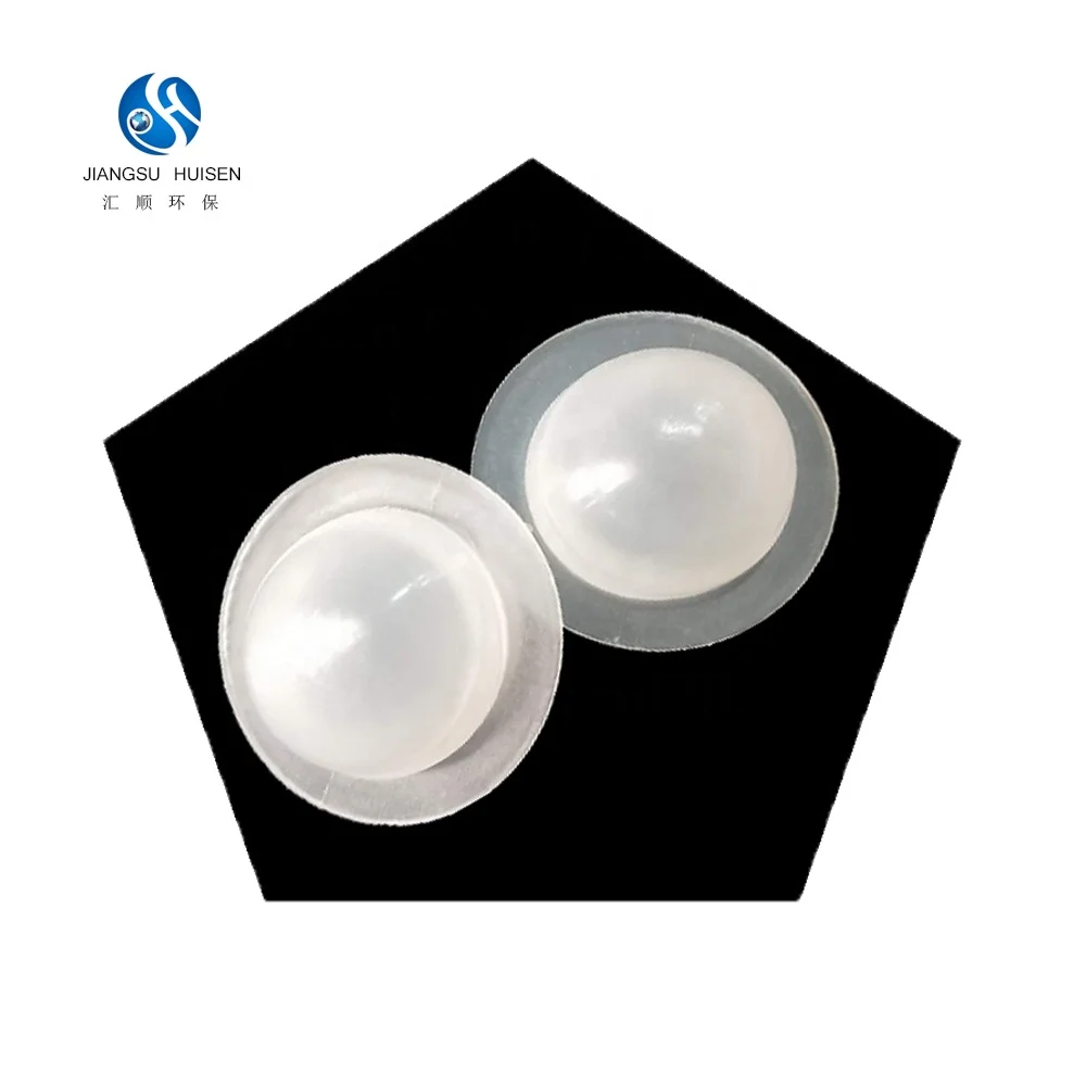 High quality water surface covering ball hollow bio floating plastic ball with edge