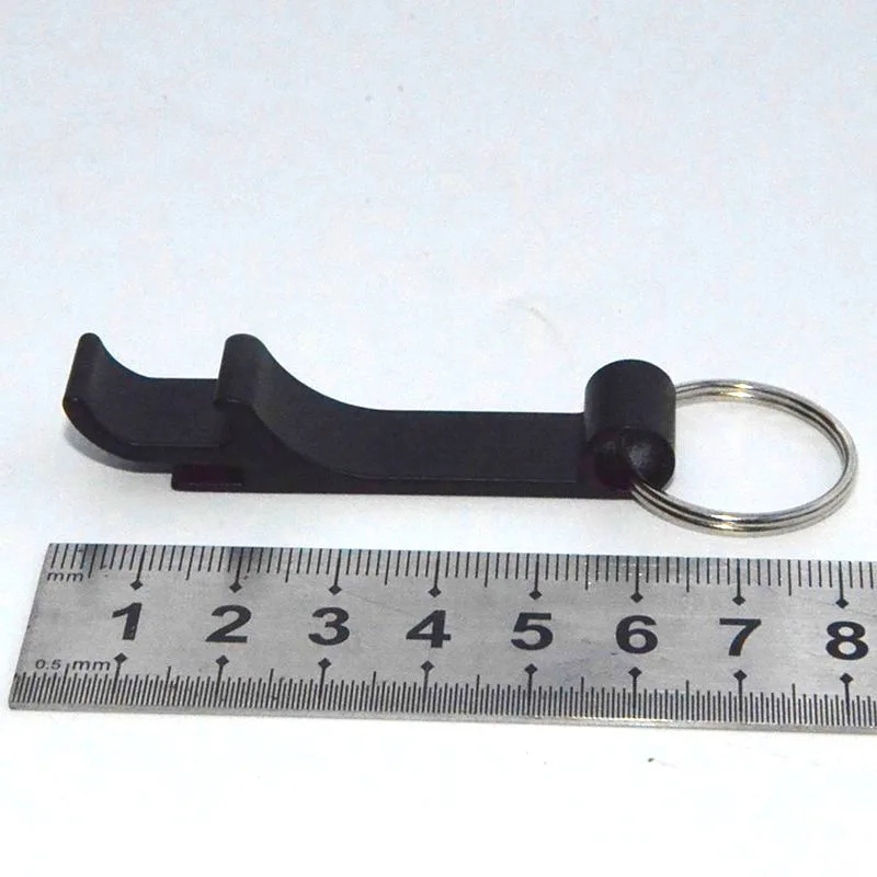 Self Defense Set Aluminium Bottle Opener Keychain Accessories Promotional Gift Beer Opener Sublimation Blanks Can Tin Keychains