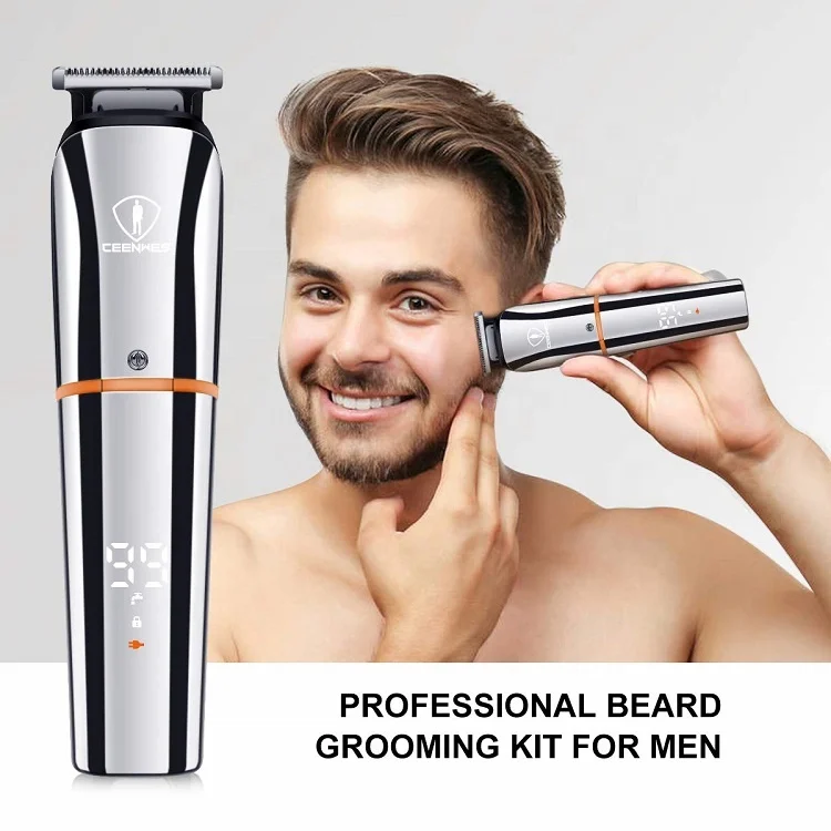 Professional   Bald headed  Zero Gapped Grooming Kit Electric Hair Clipper For Men