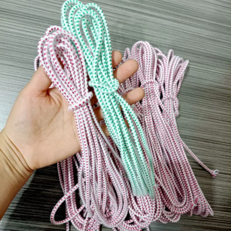 Round elastic band elastic rope jumping point pattern elastic rope wholesale