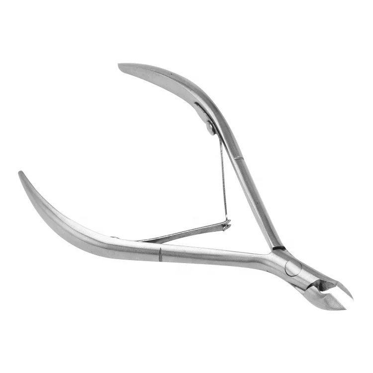 High Grade Salon Sanding Silver Stainless Steel Cuticle Nipper Custom Private Brand Fingernail Cuticle Nipper Dead Skin Pliers
