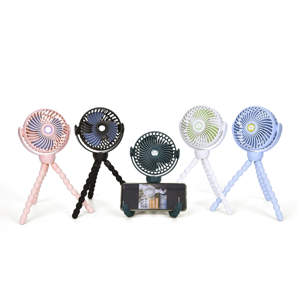 Fan Factory 360 Degree Circular Rotation Fan 2024 Mini Portable Desktop USB Battery Charger Portable Fan