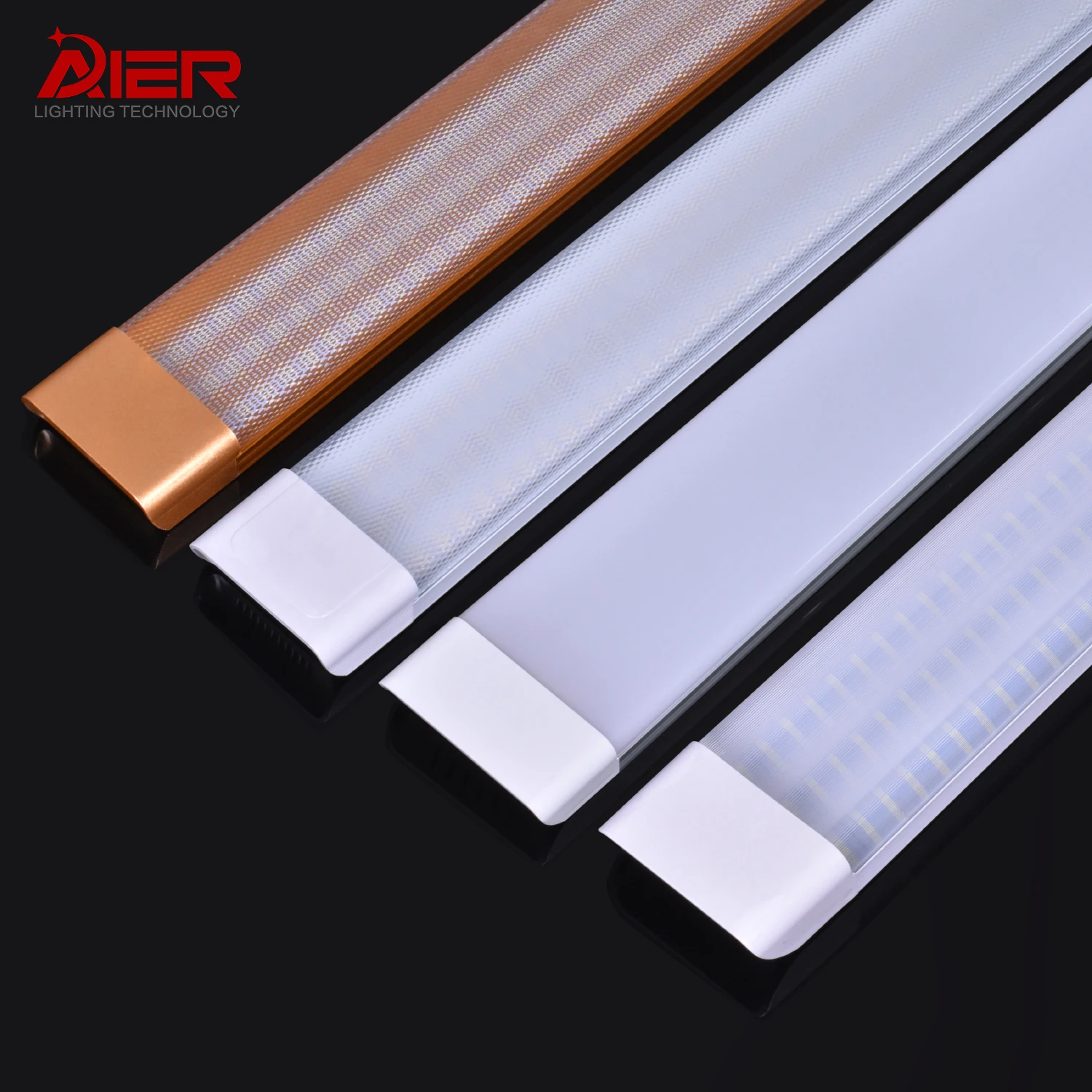 High Lumen Led Purification Lamp SMD2835 4FT 1200mm Commercial Office Celling Lighting Fixtures LED Batten Lights